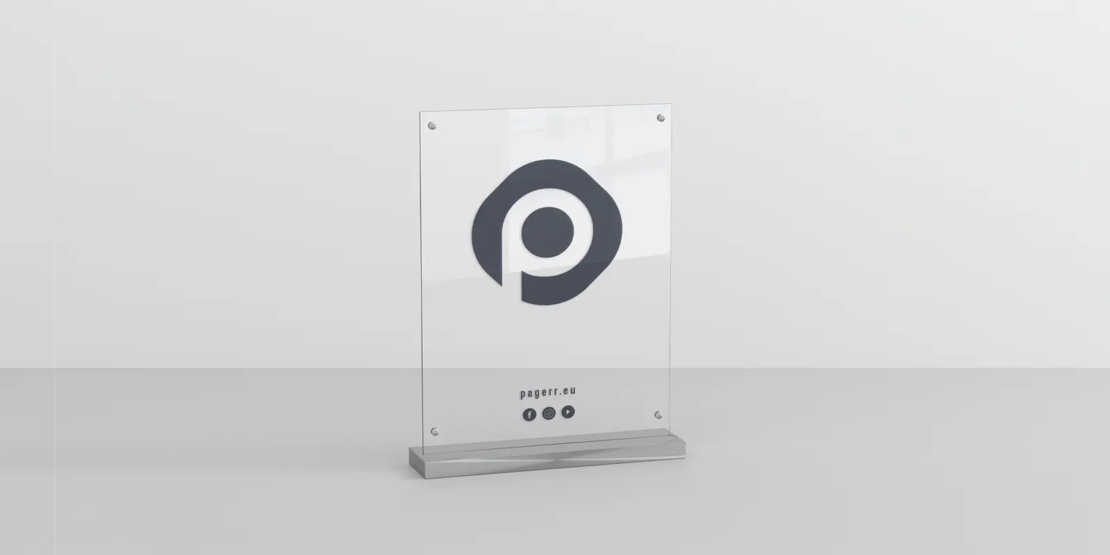 Plastic signs in Burlington - Print with Pagerr
