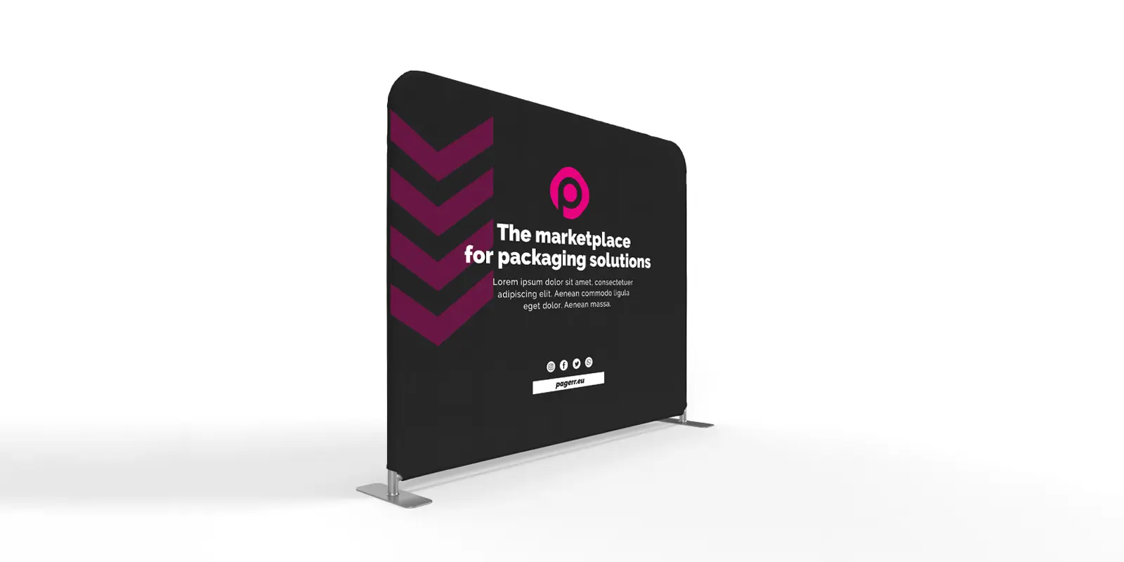 Tension fabric displays in Victoria - Print with Pagerr